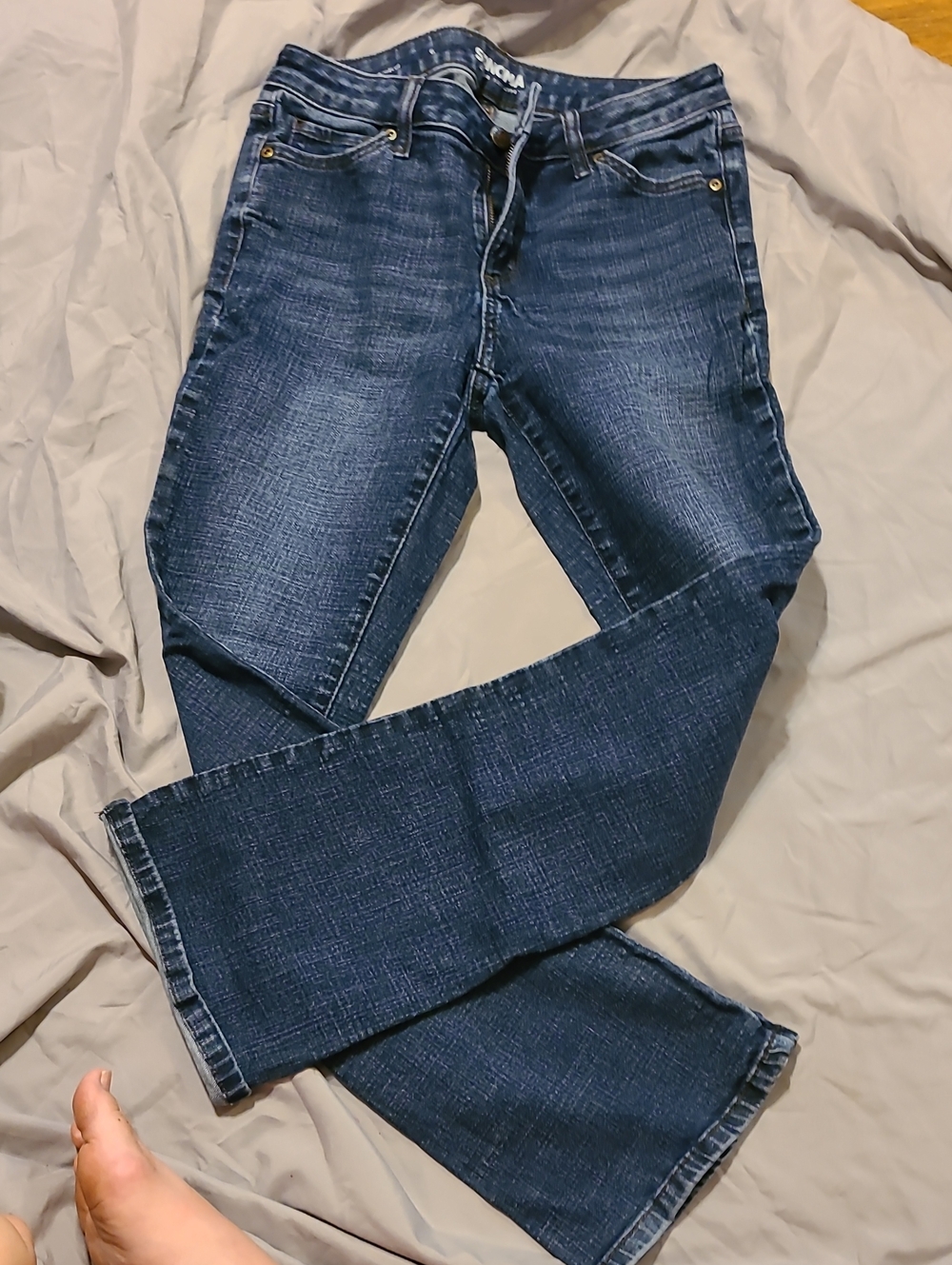 Sonoma Women's Dark Blue Boot-Cut Jeans
